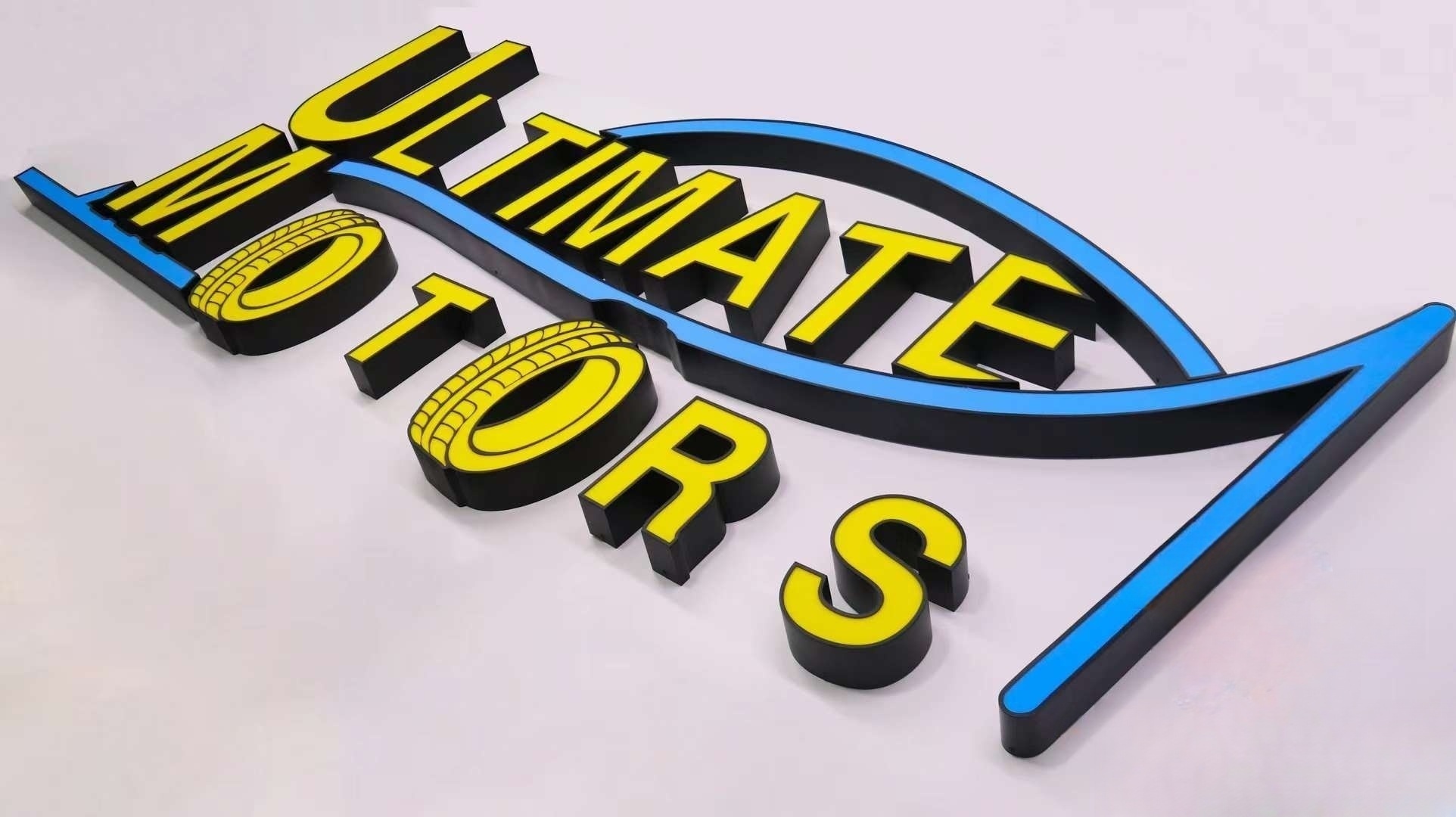 Custom Front Lit Trim Cap Channel Letters for Storefront Signs